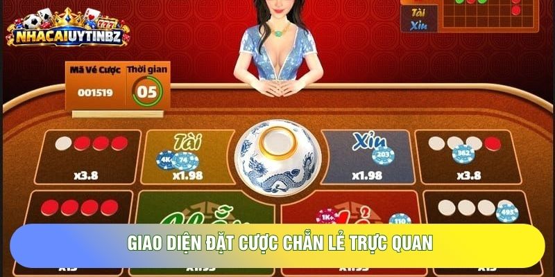 Giao diện đặt cược chẵn lẻ trực quan Giao diện đặt cược chẵn lẻ trực quan