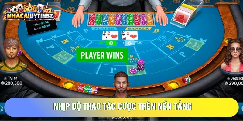 Nhịp độ thao tác cược trên nền tảng Nhịp độ thao tác cược trên nền tảng