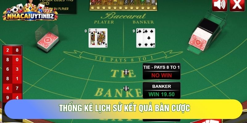Thống kê lịch sử kết quả bàn cược Thống kê lịch sử kết quả bàn cược